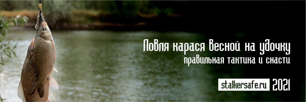 Ловля карася весной на удочку - правильная тактика и снасти