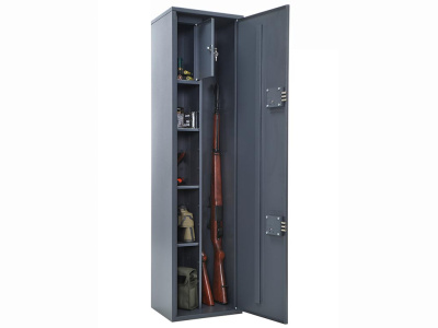 Сейф оружейный Aiko Чирок 1436 (фото), размеры: 1400x360x280 мм., для хранения 2 руж. высотой до 1370 мм.