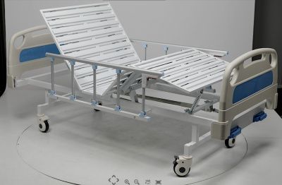 Кровать общебольничная механическая КМ-05 фото