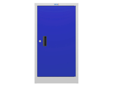 Инструментальная тумба Profi WD-1 фото | Размер: 840x460x640 мм. | Цвет: корпус серый полуматовый (RAL 7038), двери синие (RAL 5002)